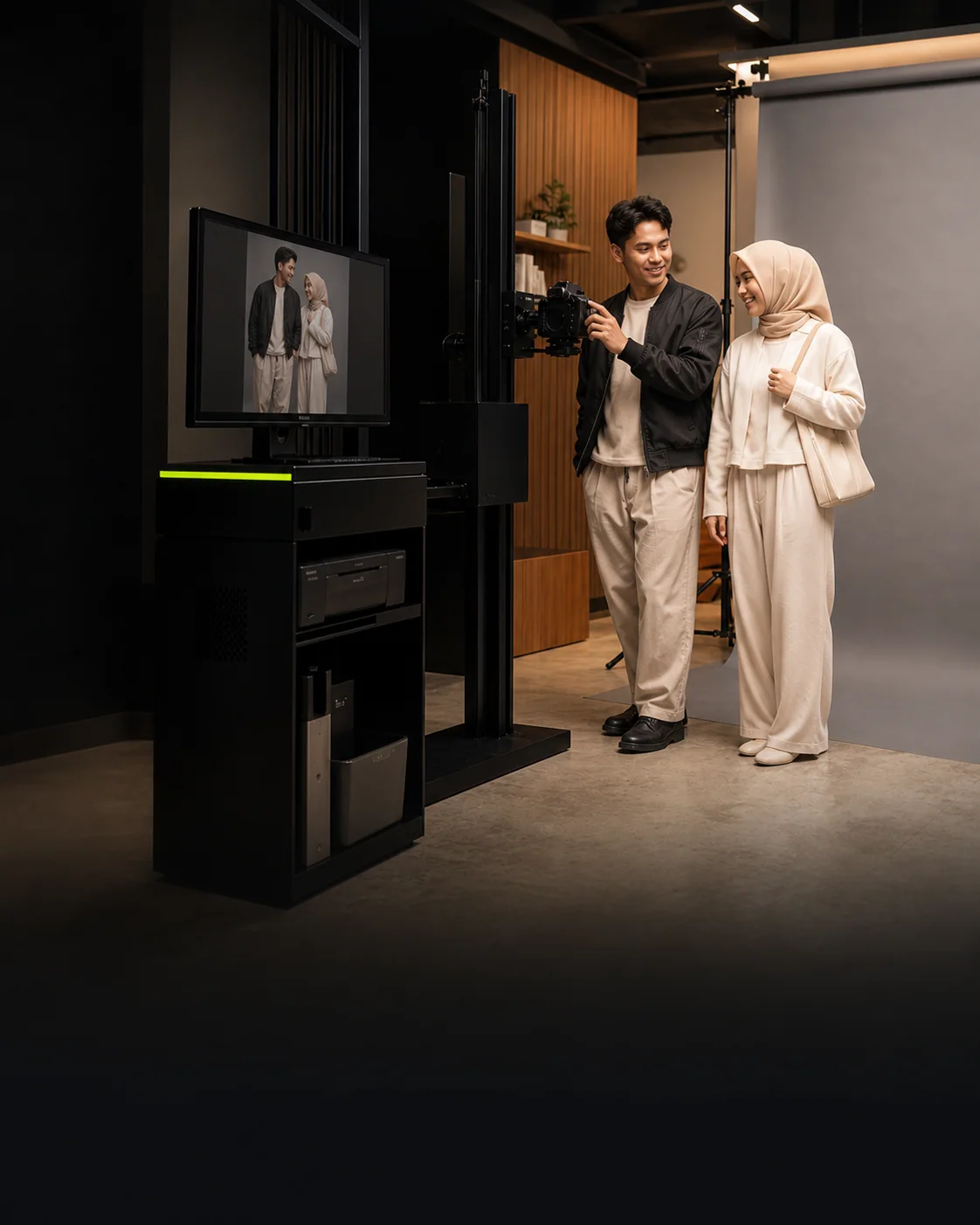 Visual konsep Self Photo Studio SagaTech