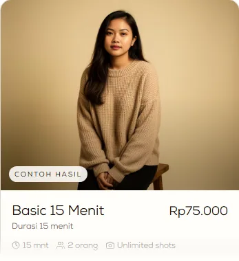 Demo SagaBook: Pilih paket